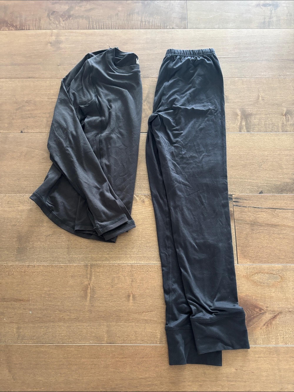 Youth Black Thermal Base Layer set, size L